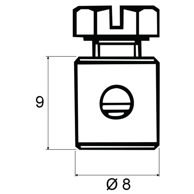 Serre Cable Cylindre Perce Ø 2,8 MM le Sachet de 10 référence fournisseur 20735142